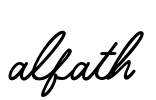 alfath Font Image