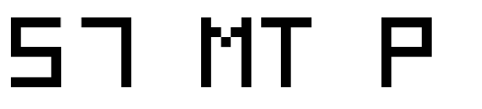 5x7 MT Pixel Font Image