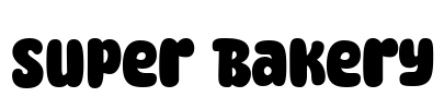 Super Bakery Font Image