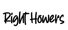 Right Howers Font Image
