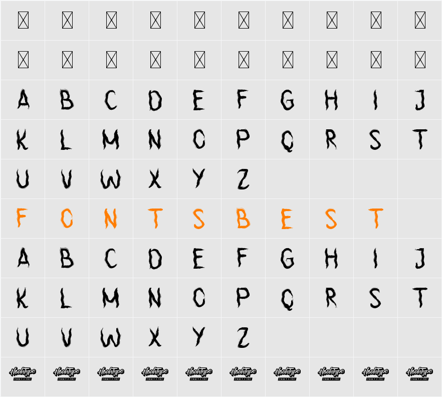 Youre NextDemo Character Map