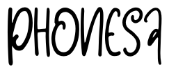 Phonesa Font Image