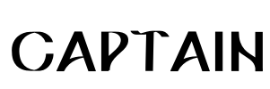 CAPTAIN Font Image