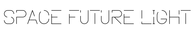 SPACE FUTURE LIGHT Font Image