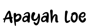 Apayah Loe Font Image
