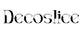 Decoslice Font Image