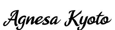 Agnesa Kyoto Font Image