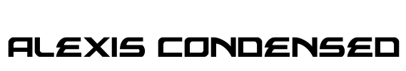 Alexis Condensed Font Image