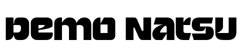 Demo Natsu Font Image