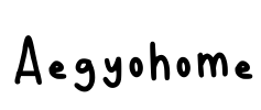 Aegyohome Font Image