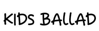 Kids Ballad Font Image