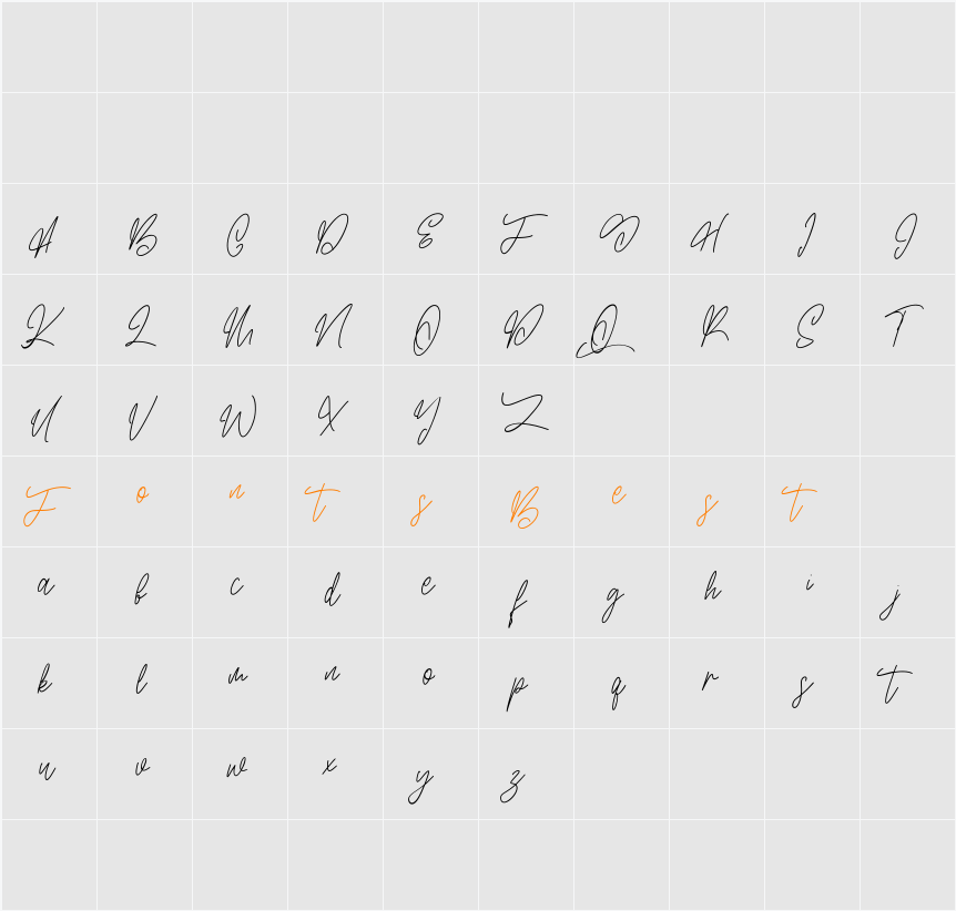 Amberlayton Free Character Map