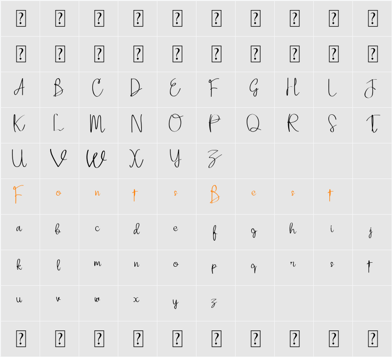 Adellina Character Map
