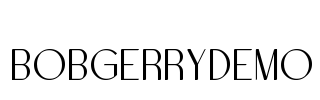 BobGerryDemo Font Image