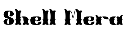 Shell Mera Font Image