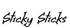 Sticky Sticks Font Image