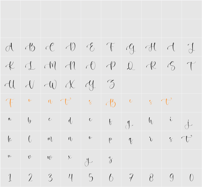 Winter Fantasy Character Map