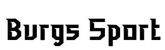 Burgs Sport Font Image
