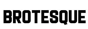 Brotesque Font Image