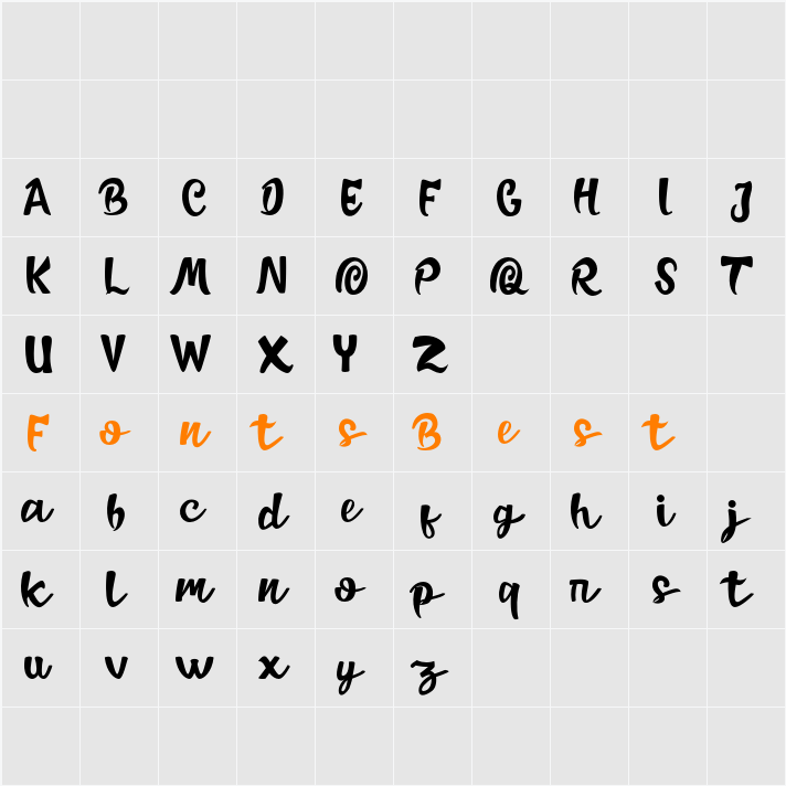 Raimes Demo Character Map