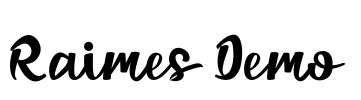 Raimes Demo Font Image