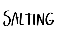 Salting Font Image