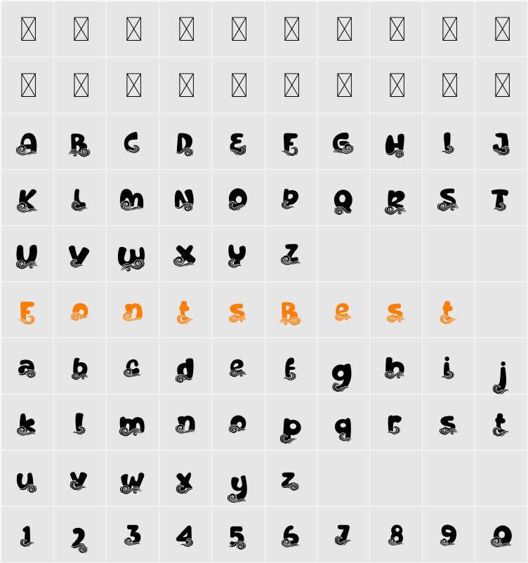 Sandy Toes Wave Character Map