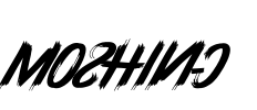 Moshing Font Image