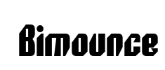  Bimounce Font Image