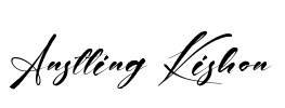 Anstting Kishon Font Image