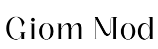 Giom Mod Font Image
