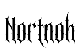 Nortnoh Font Image