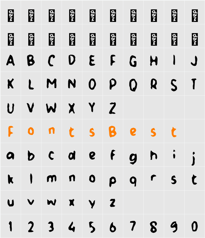 L Lami Character Map