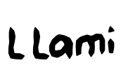 L Lami Font Image