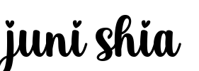 juni shia Font Image