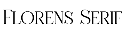 Florens Serif Font Image