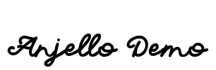 Anjello Demo Font Image