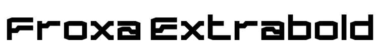 Froxa Extrabold Font Image