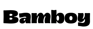 Bamboy Font Image