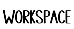 WORKSPACE Font Image