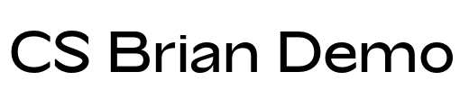 CS Brian Demo Font Image