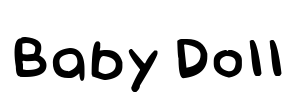 Baby Doll Font Image