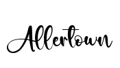 Allertown Font Image