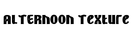 ALTERNOON Texture Font Image