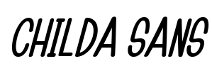 Childa Sans Font Image