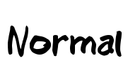 Normal Font Image