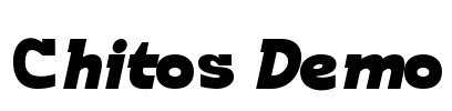 Chitos Demo Font Image