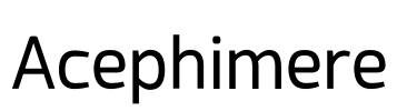 Acephimere Font Image