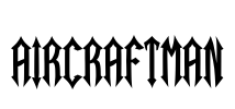 Aircraftman Font Image