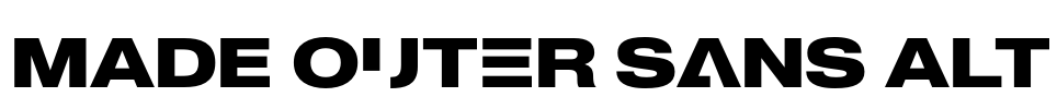 MADE Outer Sans Alt